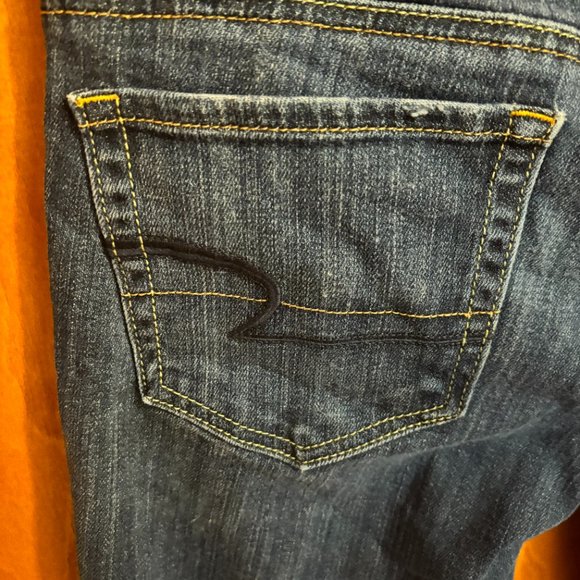 American eagle artist dark wash jeans size‎ 6 - Picture 10 of 16